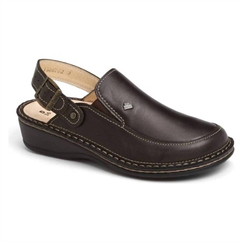 NEW FINN COMFORT women's kasos clog in senegal kaffee